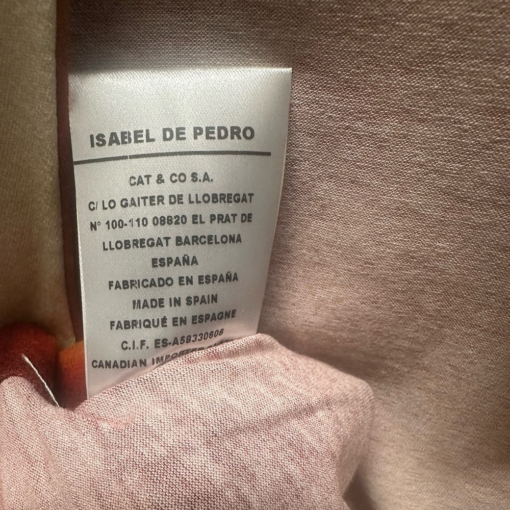 NWT Isabel de Pedro Tie Dye Cardigan; Size 8 (Fits like Small) - Picture 11 of 12